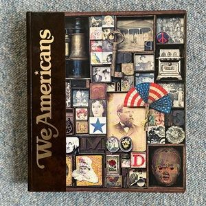 Patriotic Vintage Coffee Table Book We Americans